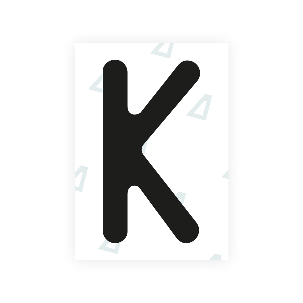 Alite Nanofilm for Austria license plates - Symbol "K" - Alite