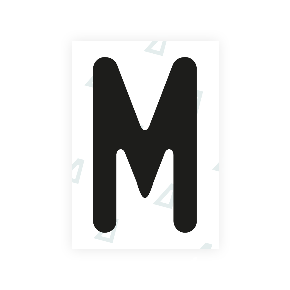 Alite Nanofilm for Austria license plates - Symbol "M" - Alite
