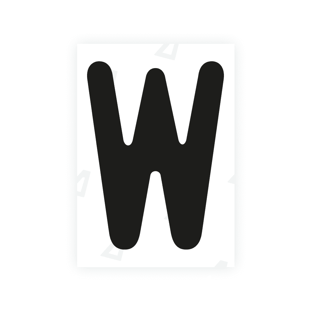 Alite Nanofilm for Austria license plates - Symbol "W" - Alite