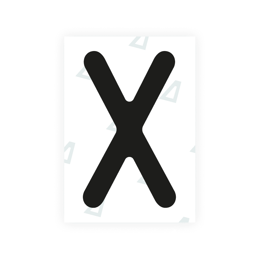 Alite Nanofilm for Austria license plates - Symbol "X" - Alite