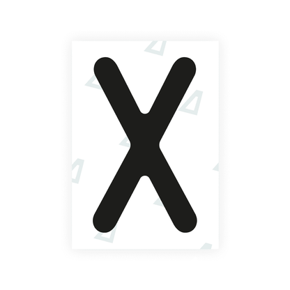 Alite Nanofilm for Austria license plates - Symbol "X" - Alite