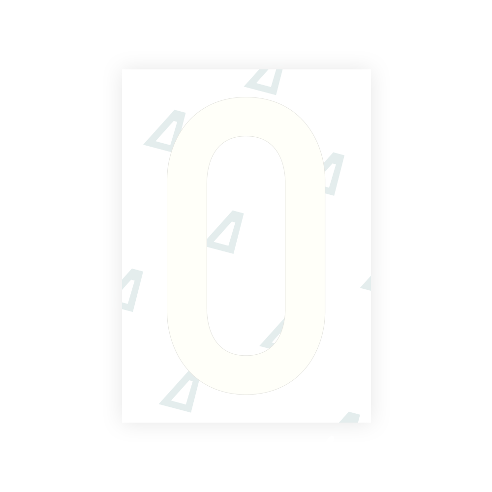 Alite Nanofilm for Austria license plates - Symbol "0" - Alite