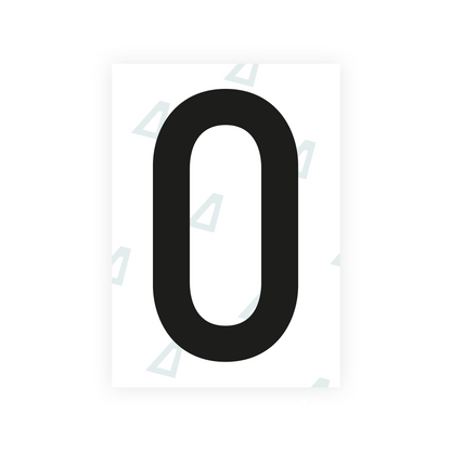 Alite Nanofilm for Austria license plates - Symbol "0" - Alite