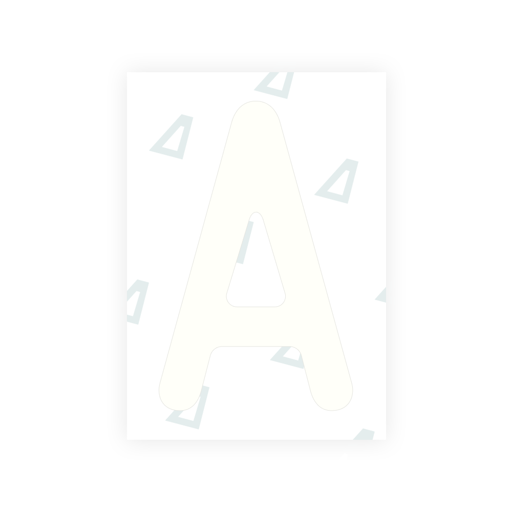 Alite Nanofilm for Austria license plates - Symbol "A" - Alite