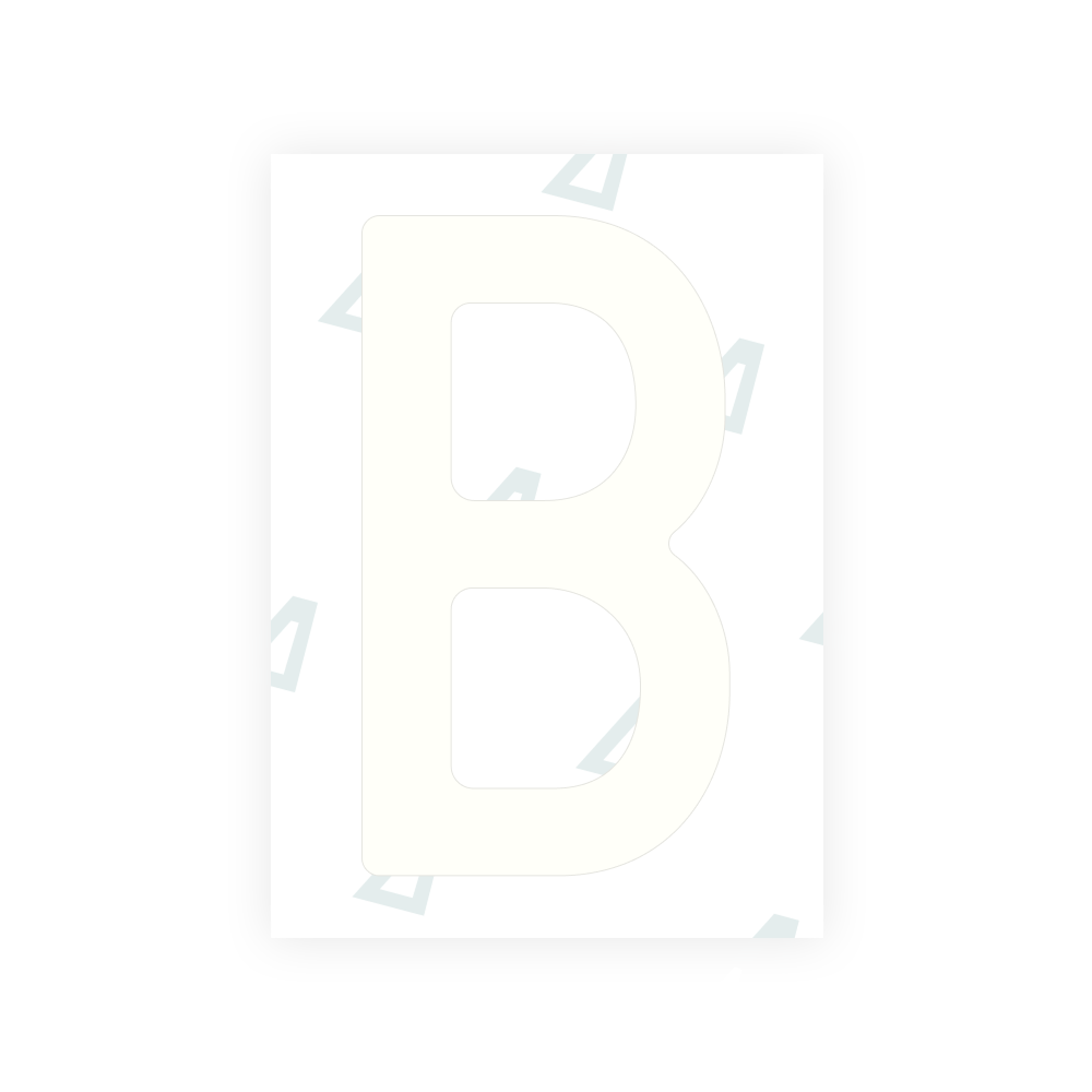 Alite Nanofilm for Austria license plates - Symbol "B" - Alite