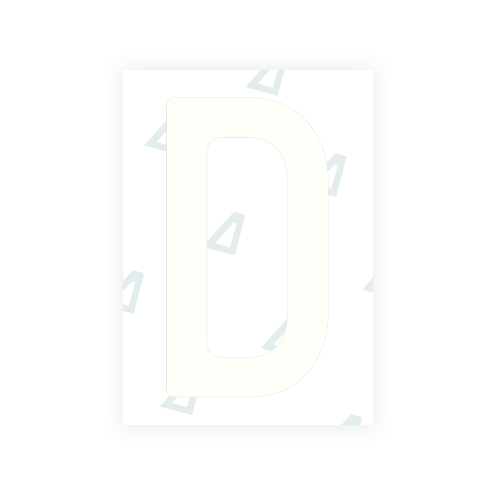 Alite Nanofilm for Austria license plates - Symbol "D" - Alite