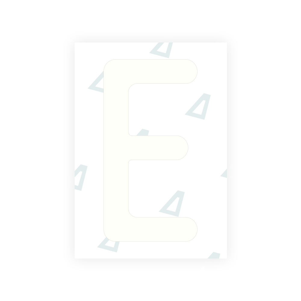 Alite Nanofilm for Austria license plates - Symbol "E" - Alite