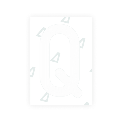 Alite Nanofilm for Austria license plates - Symbol "Q" - Alite