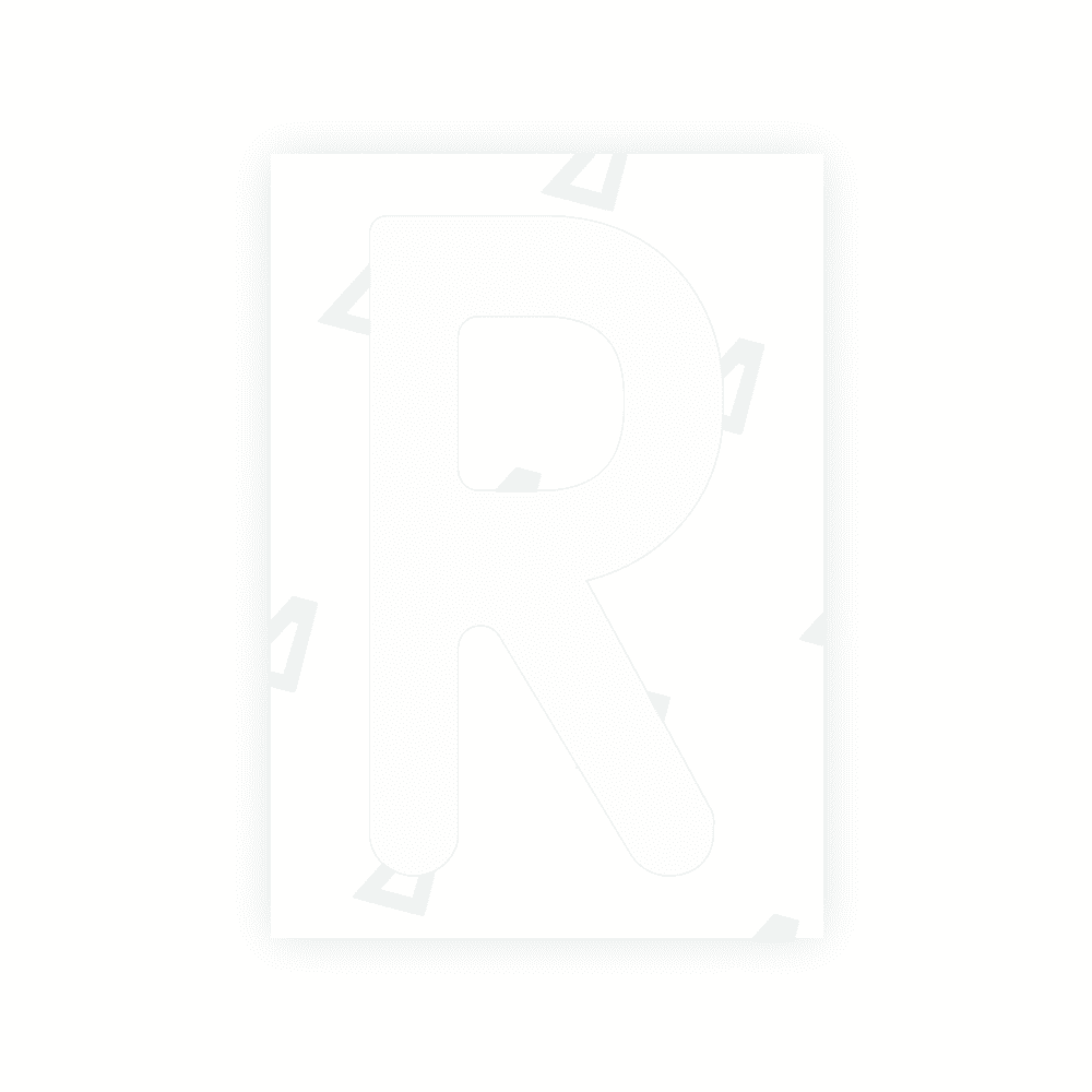 Alite Nanofilm for Austria license plates - Symbol "R" - Alite