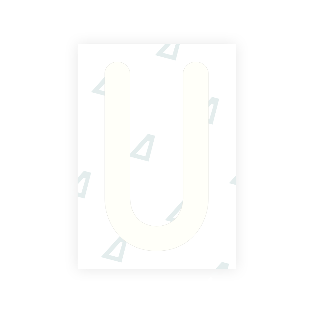 Alite Nanofilm for Austria license plates - Symbol "U" - Alite