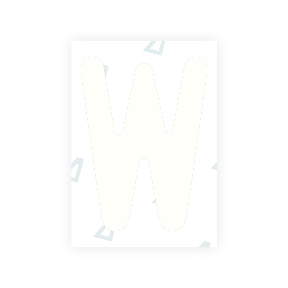 Alite Nanofilm for Austria license plates - Symbol "W" - Alite