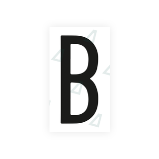Alite Nanofilm for Mexico license plates - Symbol "B" - Alite