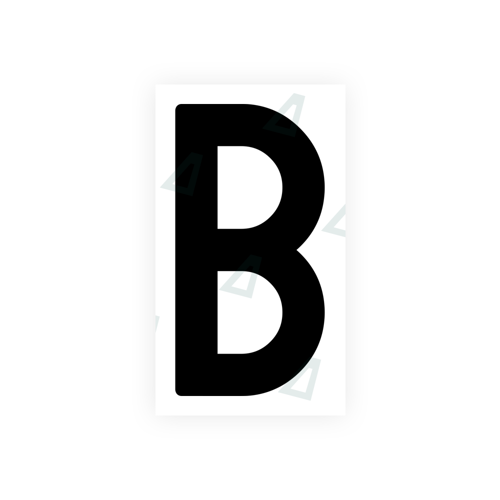 Alite Nanofilm for India license plates - Symbol "B" - Alite