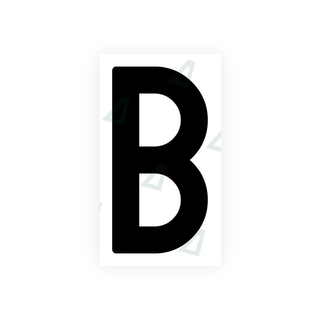 Alite Nanofilm for India license plates - Symbol "B" - Alite