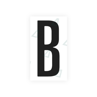 Alite Nanofilm for US (Ohio 2021) license plates - Symbol "B" - Alite