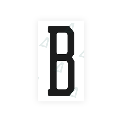 Alite Nanofilm for US (Michigan) license plates - Symbol "B" - Alite