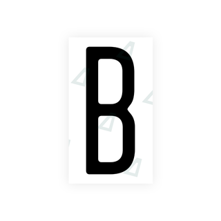 Alite Nanofilm for US (Wisconsin) license plates - Symbol "B" - Alite