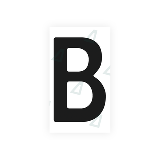 Alite Nanofilm for Uruguay license plates - Symbol "B" - Alite