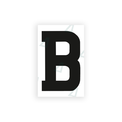 Alite Nanofilm for United Kingdom license plates - Symbol "B" - Alite