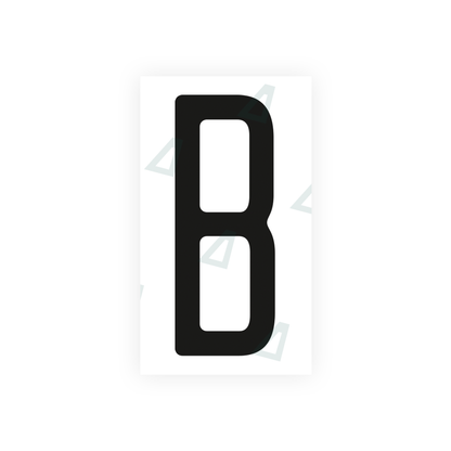 Alite Nanofilm for US (Ohio 2013) license plates - Symbol "B" - Alite