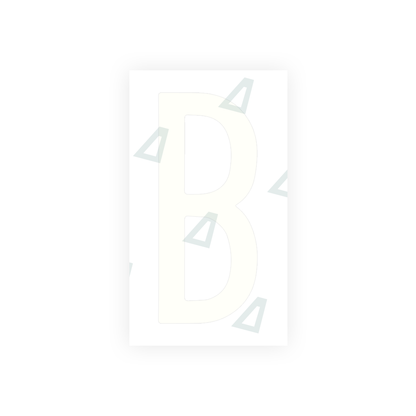 Alite Nanofilm for Mexico license plates - Symbol "B" - Alite