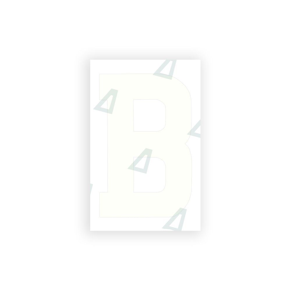 Alite Nanofilm for United Kingdom license plates - Symbol "B" - Alite
