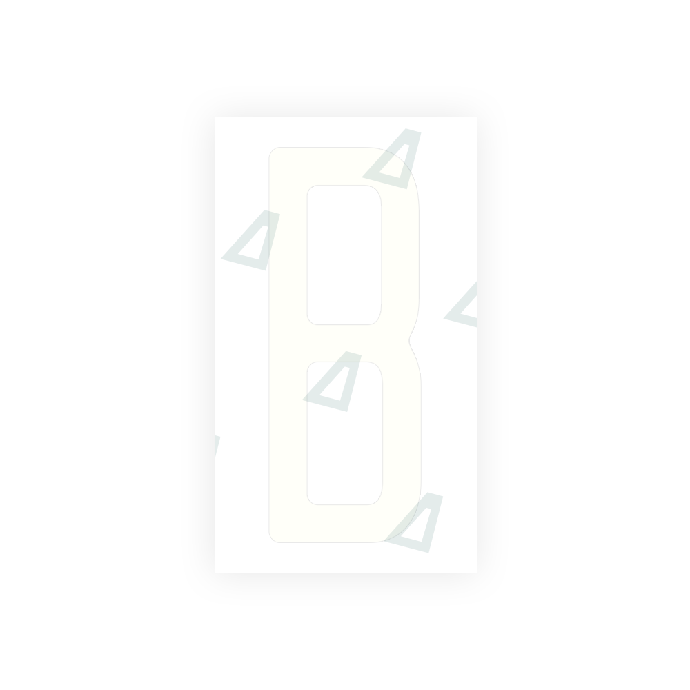 Alite Nanofilm for US (Washington State) license plates - Symbol "B" - Alite