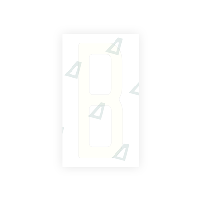 Alite Nanofilm for US (Washington State) license plates - Symbol "B" - Alite