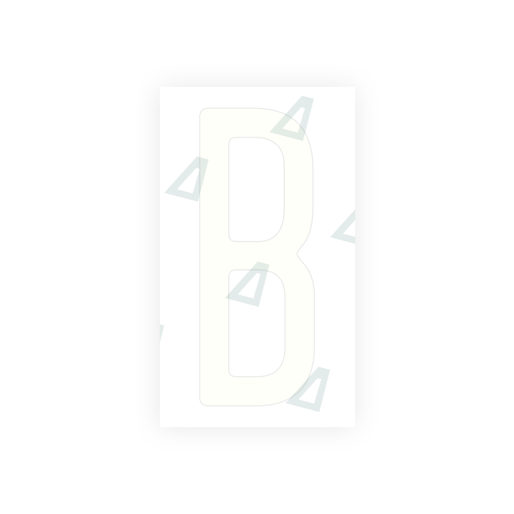 Alite Nanofilm for US (Wisconsin) license plates - Symbol "B" - Alite