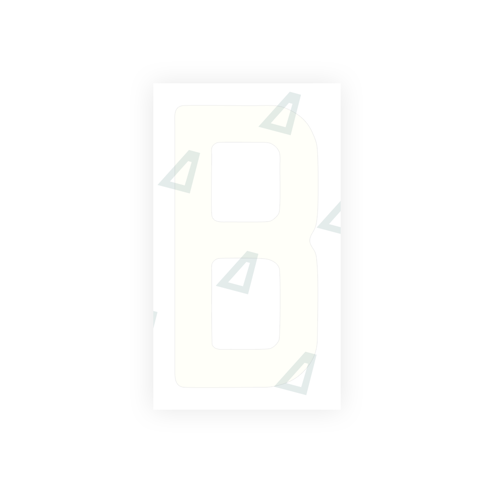 Alite Nanofilm for front Switzerland license plates - Symbol "B" - Alite