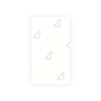 Alite Nanofilm for US (Michigan) license plates - Symbol "B" - Alite