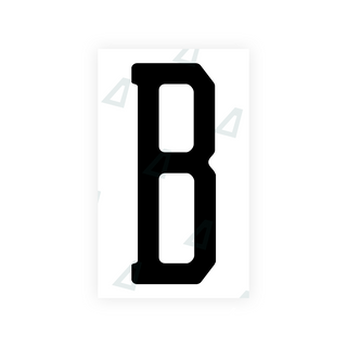 Alite Nanofilm for US (New Jersey - Embossed) license plates - Symbol "B" - Alite