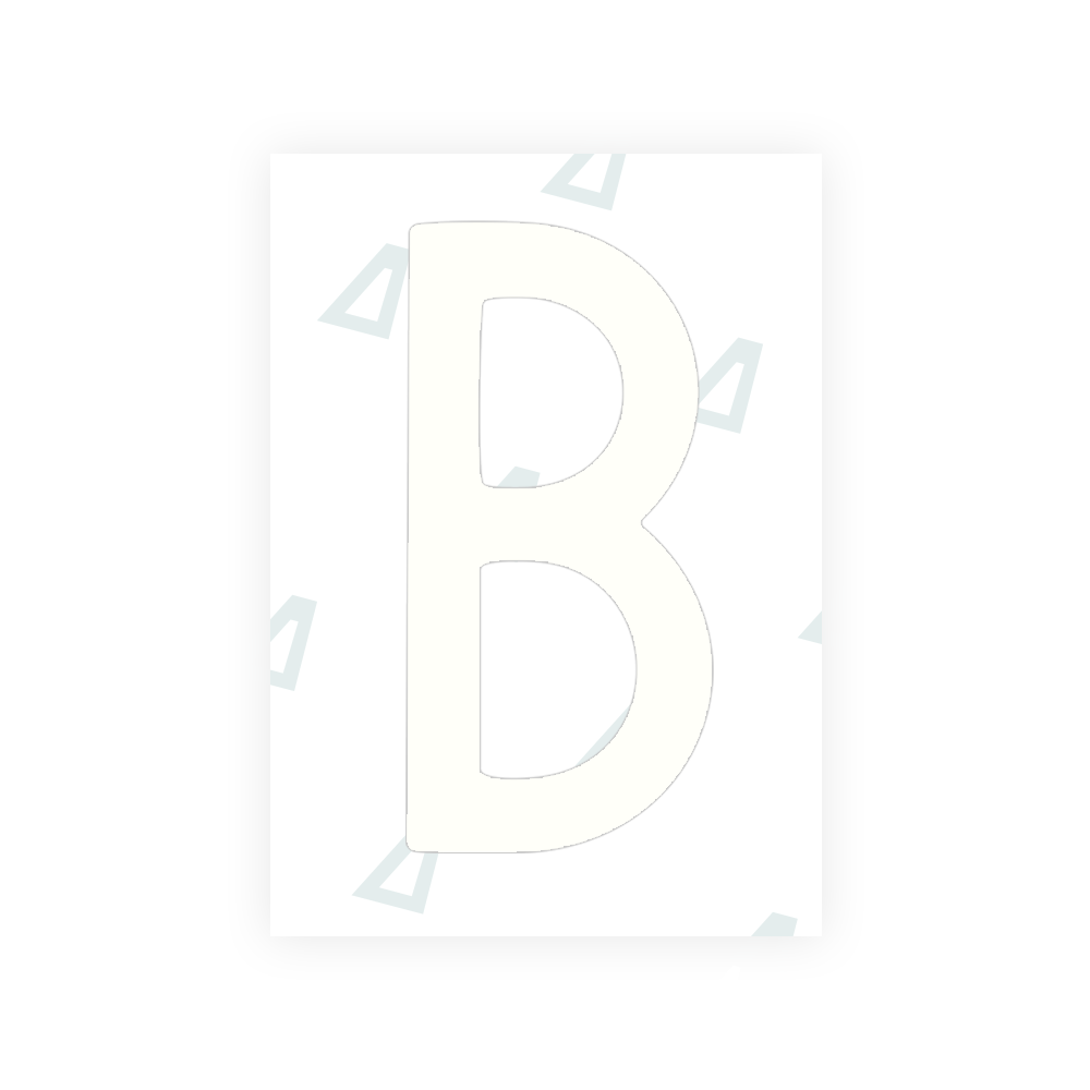 Alite Nanofilm for US (Arkansas) license plates - Symbol "B" - Alite