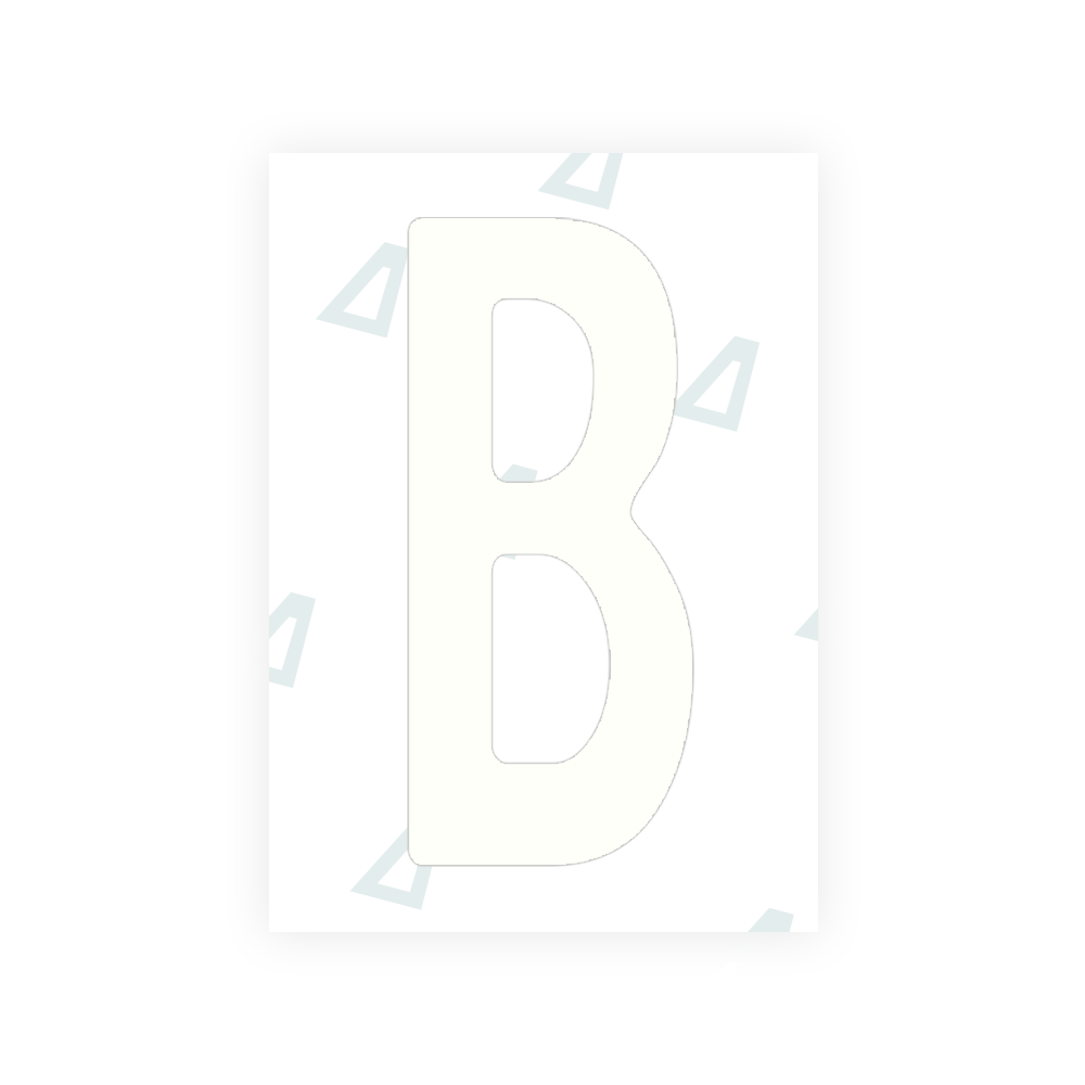 Alite Nanofilm for Guatemala license plates - Symbol "B" - Alite