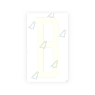 Alite Nanofilm for US (New Jersey - Embossed) license plates - Symbol "B" - Alite