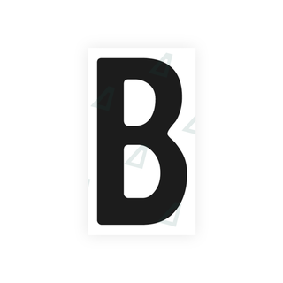 Alite Nanofilm for Germany (standard) license plates - Symbol "B" - Alite