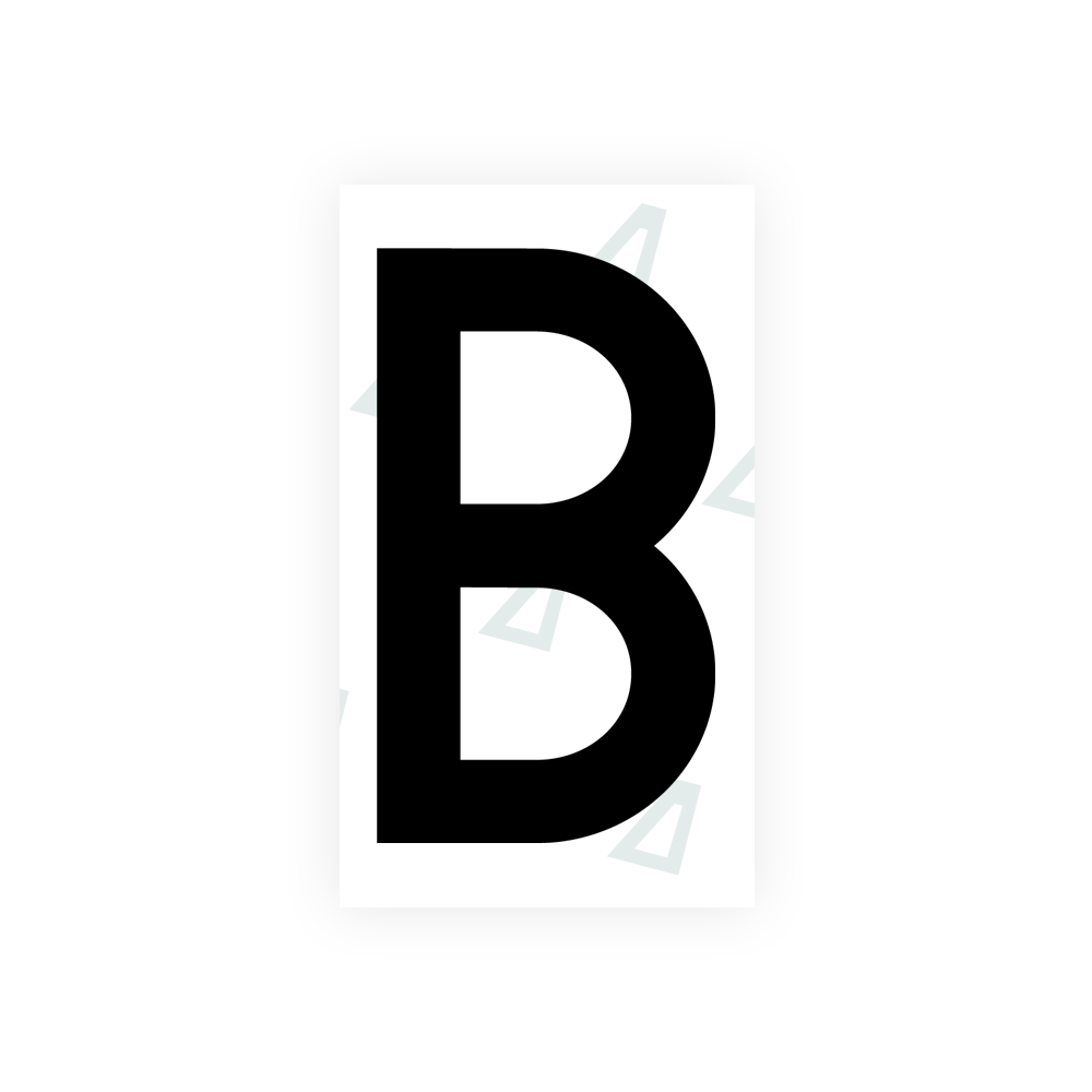 Alite Nanofilm for Greece license plates - Symbol "B" - Alite