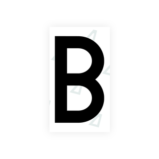 Alite Nanofilm for Greece license plates - Symbol "B" - Alite