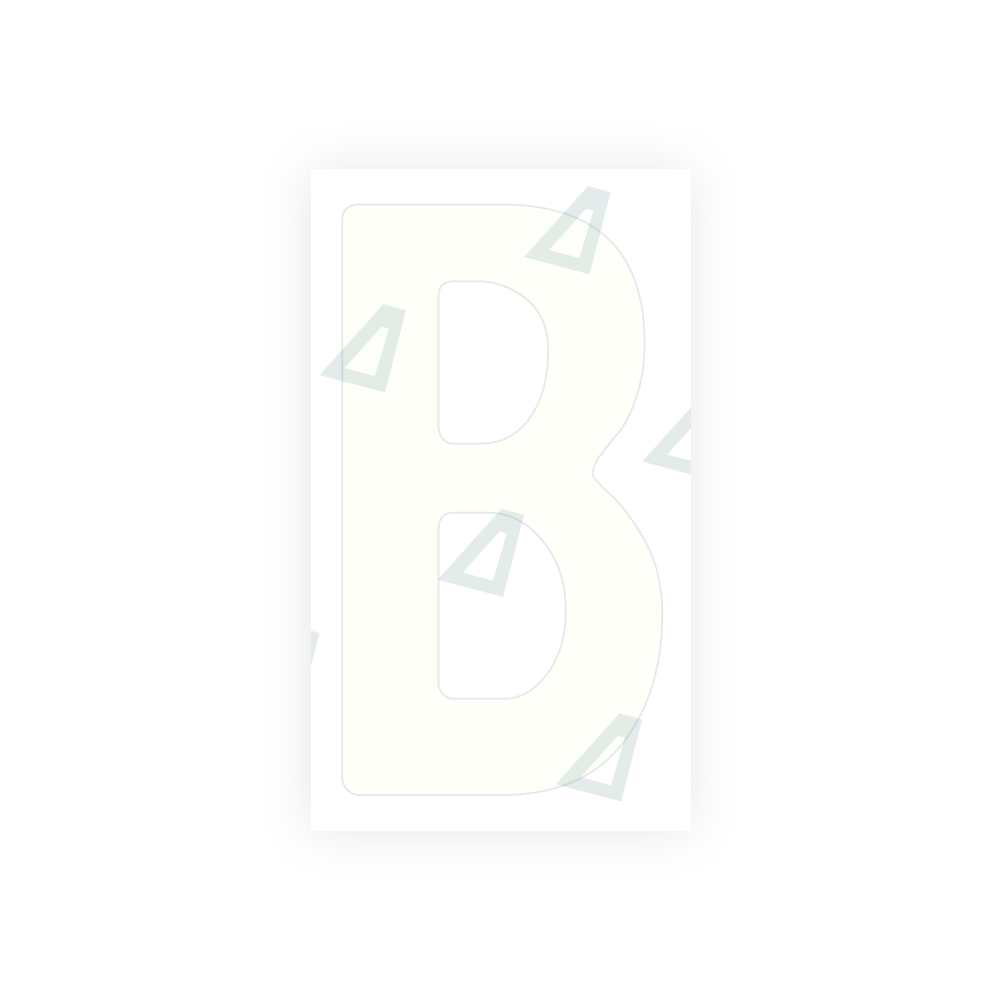 Alite Nanofilm for Germany (standard) license plates - Symbol "B" - Alite
