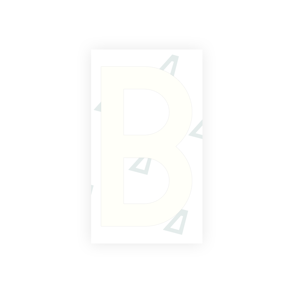 Alite Nanofilm for Greece license plates - Symbol "B" - Alite
