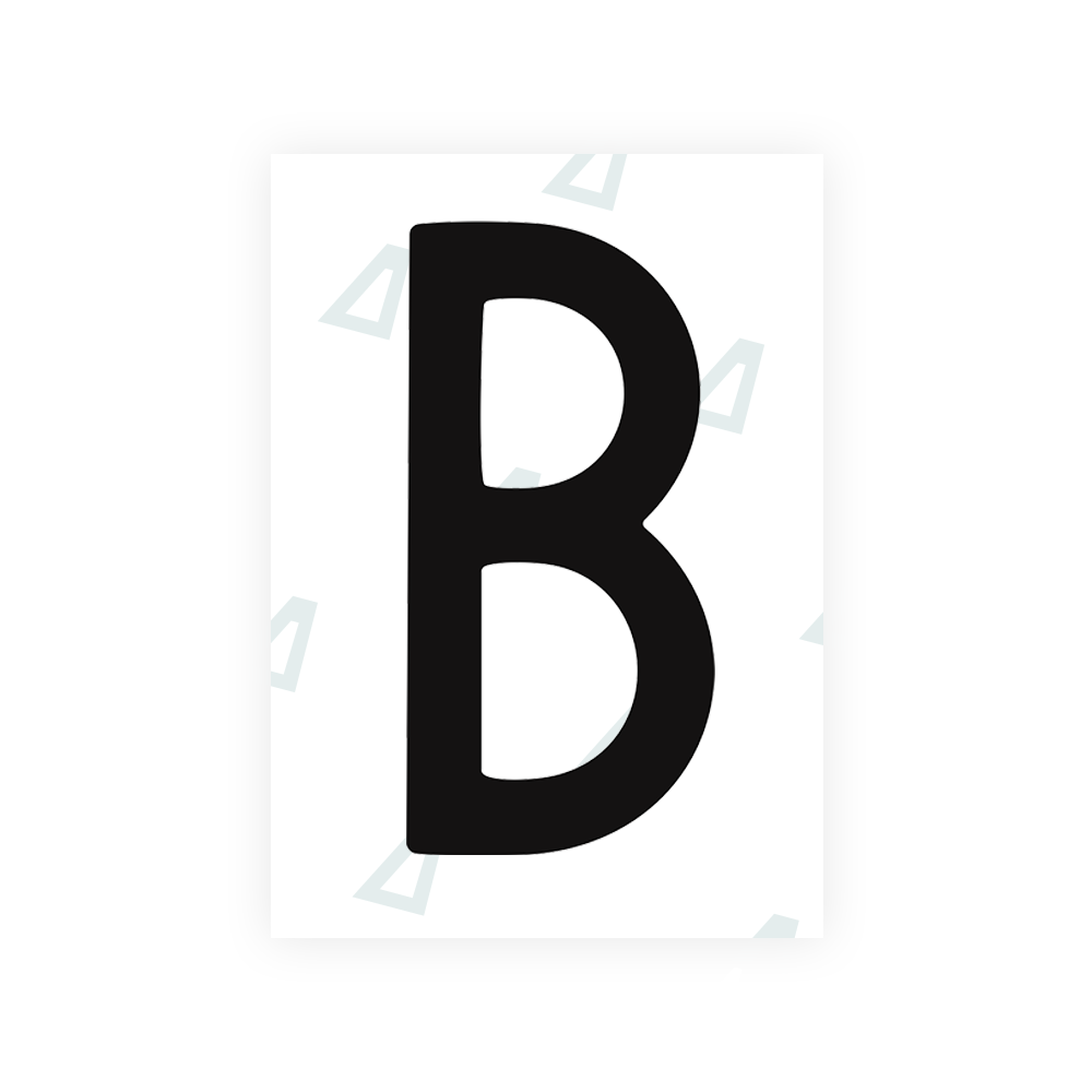 Alite Nanofilm for US (Arkansas) license plates - Symbol "B" - Alite