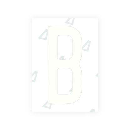 Alite Nanofilm for US (Connecticut 2013) license plates - Symbol "B" - Alite