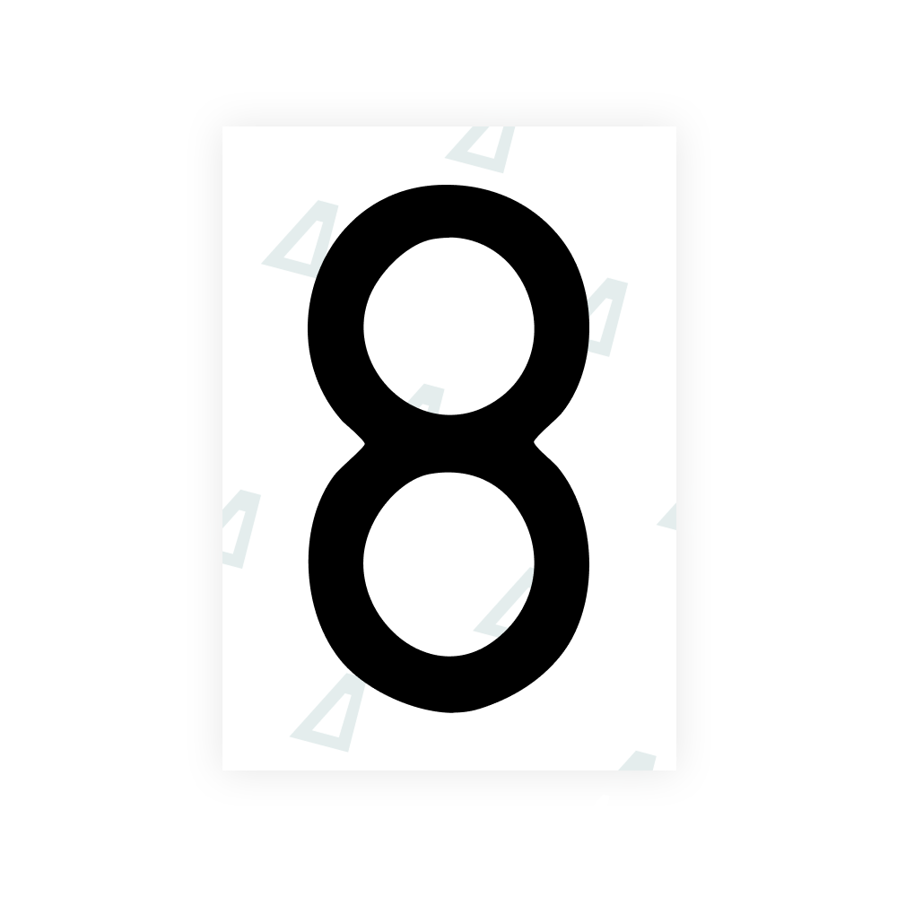 カリフォルニア州（オンタリオ州）ナンバープレート用 Alite ナノフィルム - シンボル「Z」