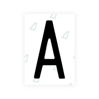 Alite Nanofilm for CA (British Columbia) license plates - Symbol "A"