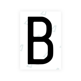 Alite Nanofilm for CA (British Columbia) license plates - Symbol "B"