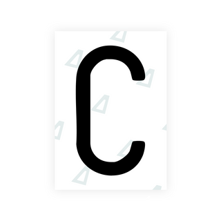 Alite Nanofilm for CA (British Columbia) license plates - Symbol "C"