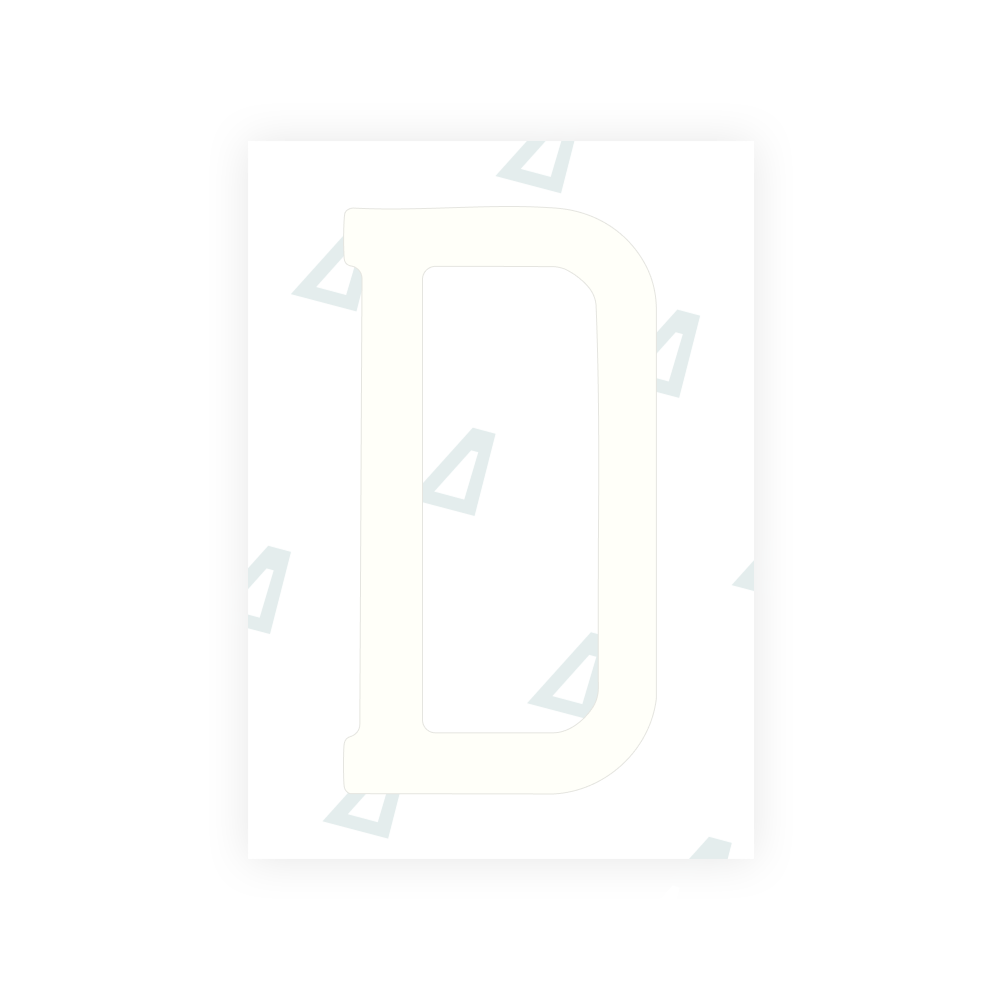 Alite Nanofilm for CA (British Columbia) license plates - Symbol "D"