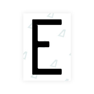 Alite Nanofilm for CA (British Columbia) license plates - Symbol "E"