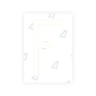 Alite Nanofilm for CA (British Columbia) license plates - Symbol "F"