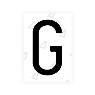 Alite Nanofilm for CA (British Columbia) license plates - Symbol "G"